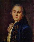 Fyodor Rokotov Portrait de Nikita A. Demidoff oil painting